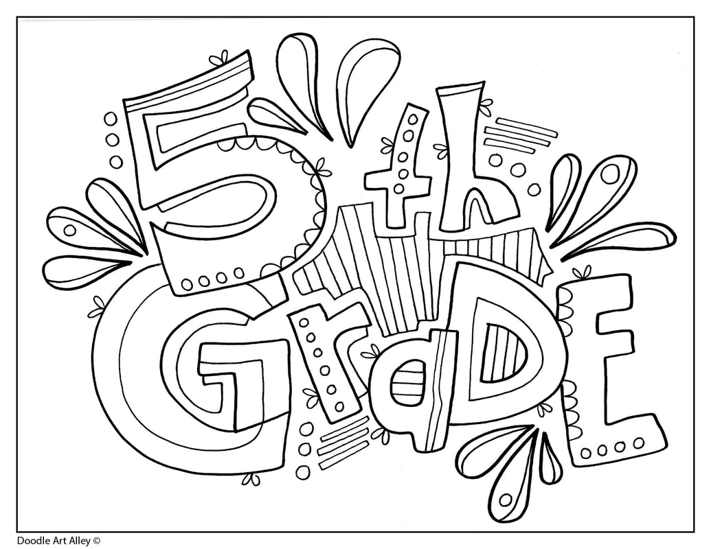 Grade Signs - Classroom Doodles