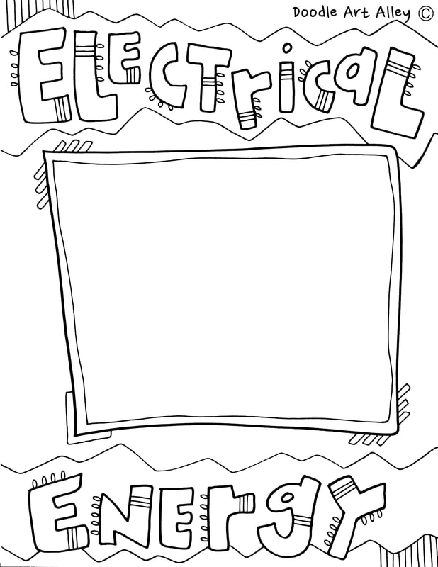 Energy Coloring Pages & Printables - Classroom Doodles