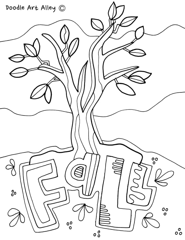 Fall Coloring Pages & Printables - Classroom Doodles