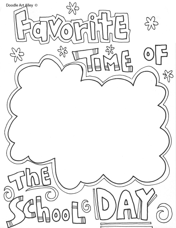 End of the Year Coloring Pages & Printables   Classroom Doodles
