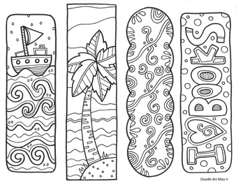 L.O.L. Surprise coloring pages to print - Color Free Printable Bookmarks For Kids