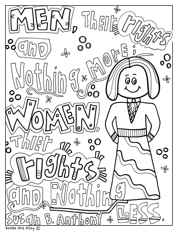 Women's History Month Classroom Doodles