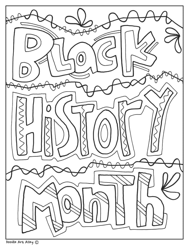 Black History Month Printables Classroom Doodles