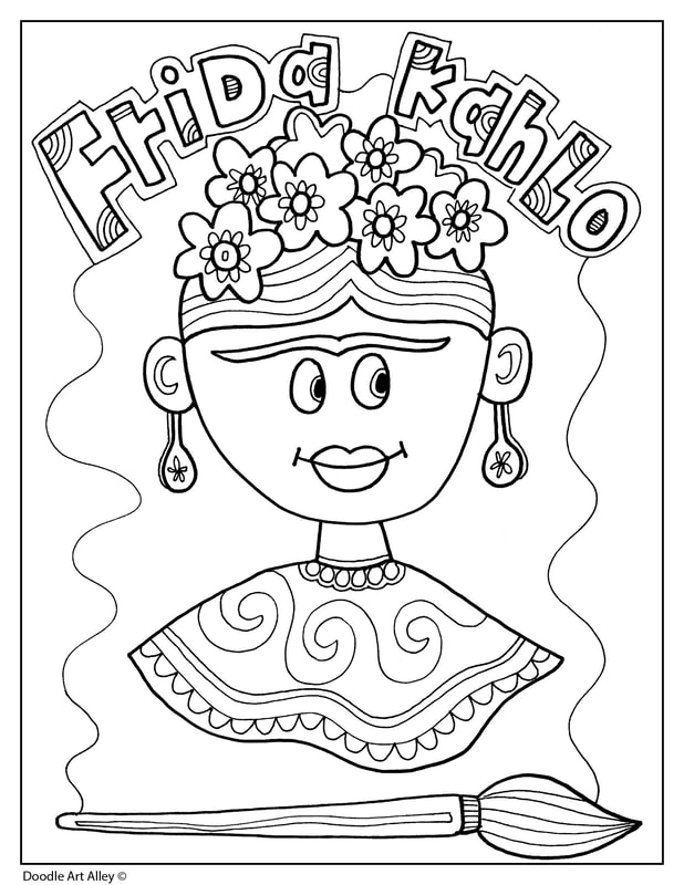 Printable Frida Kahlo Printable Word Searches